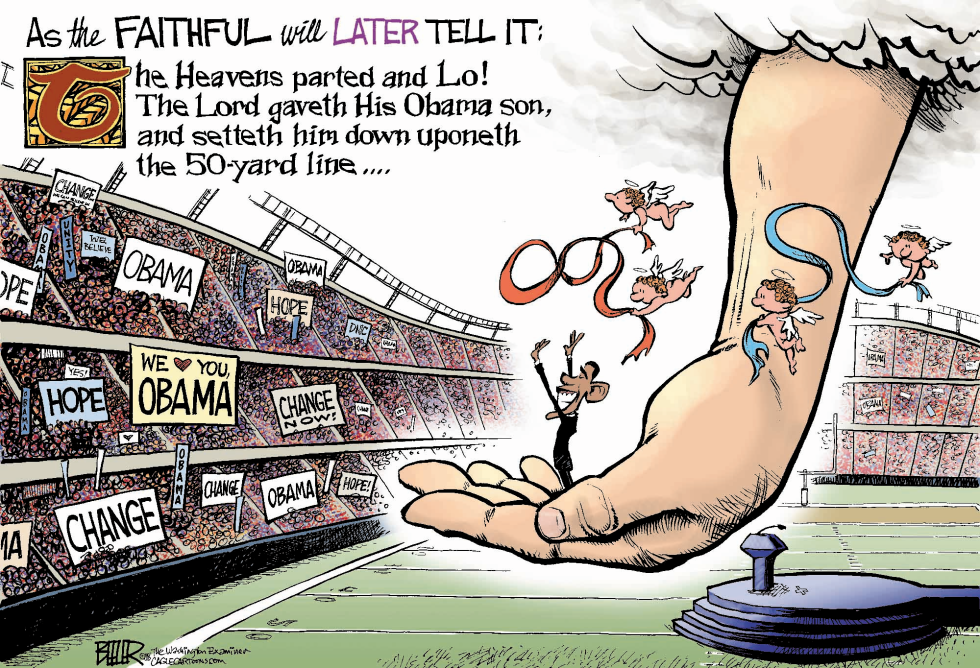  OBAMA RAPTURE by Nate Beeler