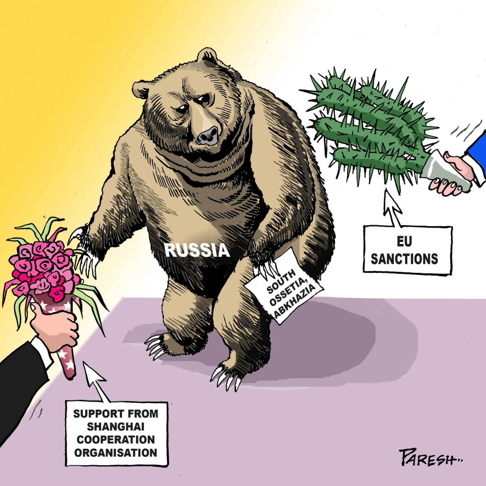  REACTIONS ON RUSSIA by Paresh Nath