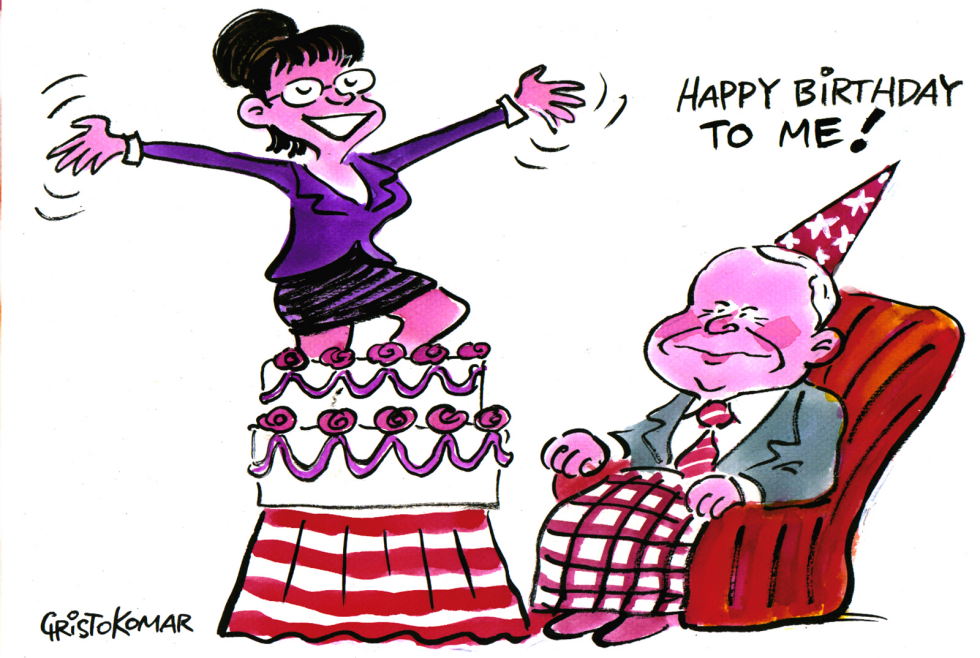  MCCAIN'S HAPPY BIRTHDAY  by Christo Komarnitski