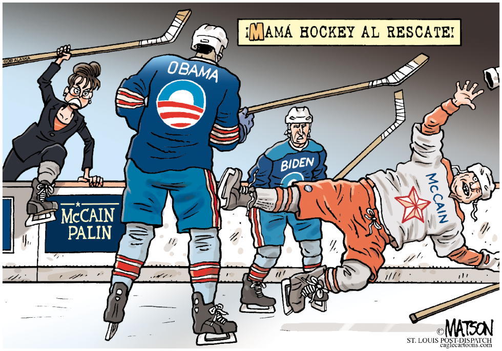 Mama Hockey rescata la campaña de McCain / COLOR