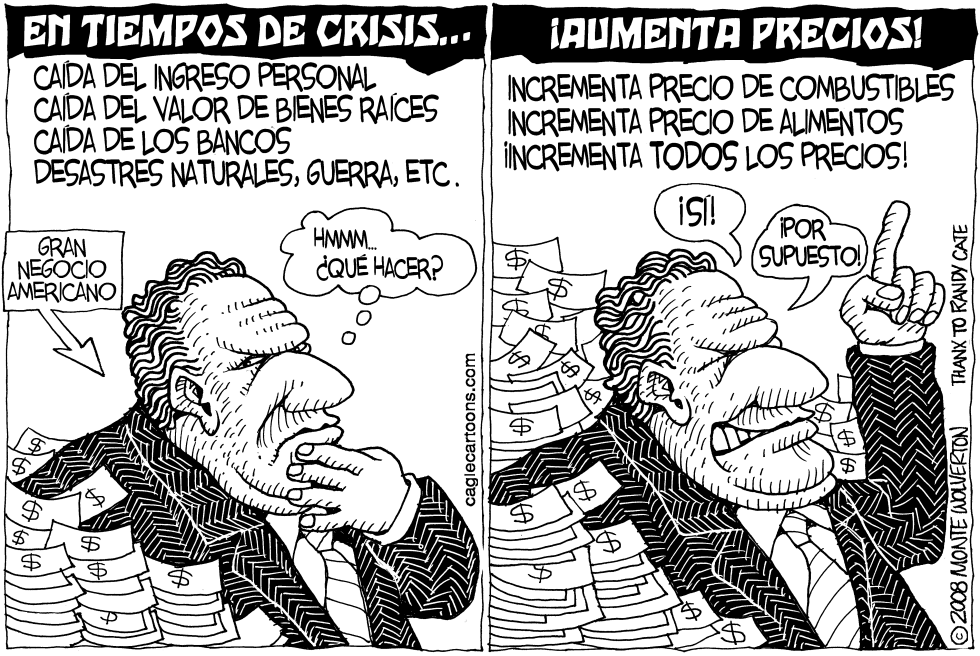 En Tiempos de Crisis Aumenta Precios