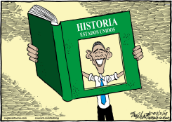 OBAMA HACE HISTORIA /  by Bob Englehart