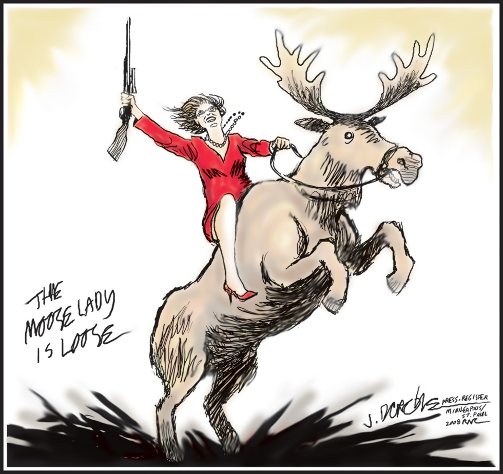 Moose Lady on the Loose
