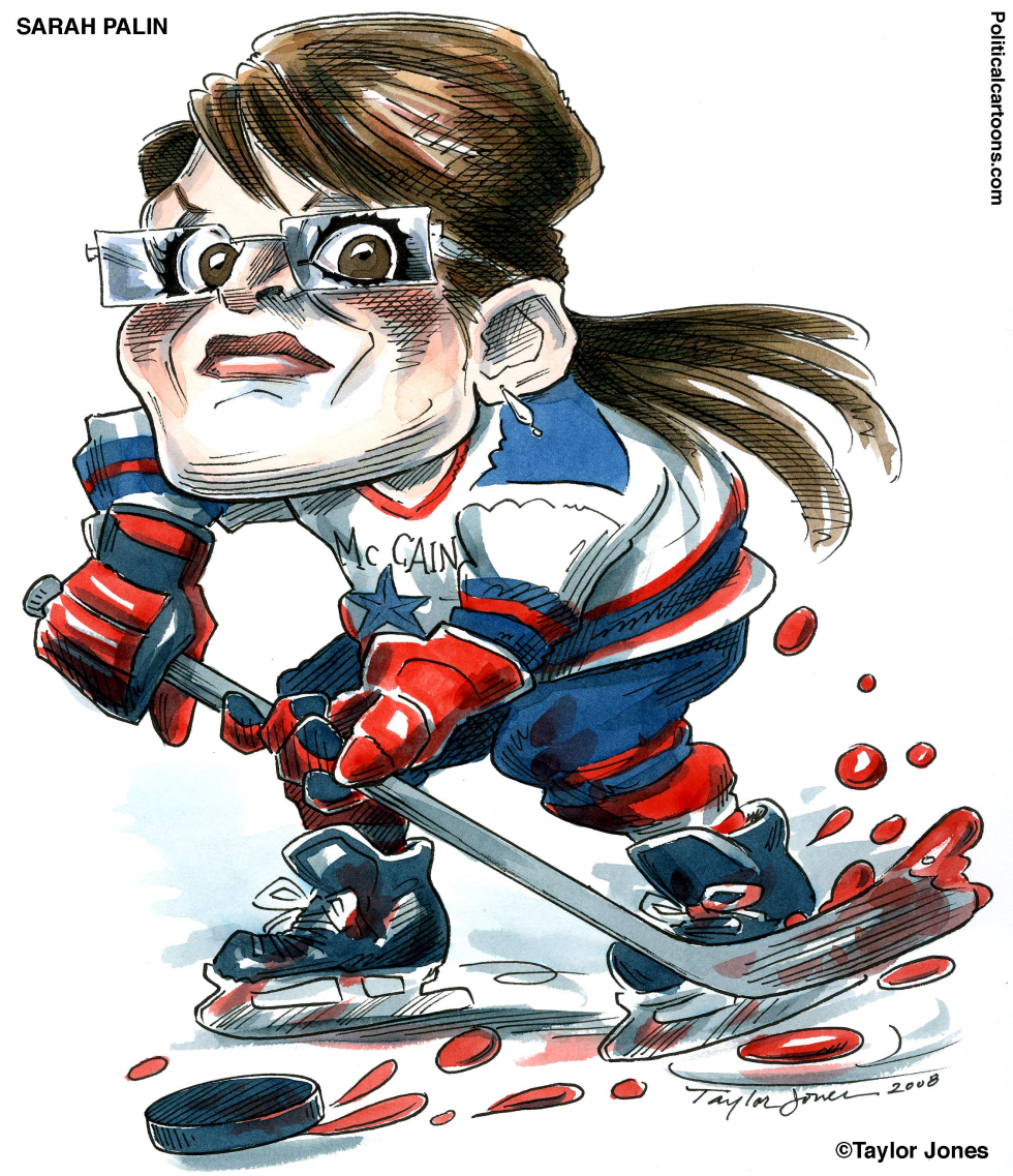 Sarah Palin/Hockey Mom - COLOR
