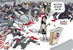 EL DISCURSO ASESINO DE PALIN /  by Pat Bagley