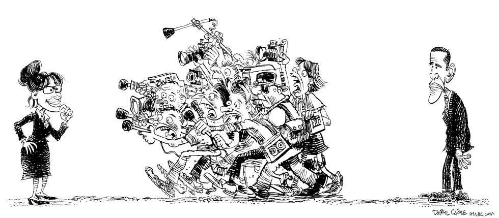Obama Palin and the Press