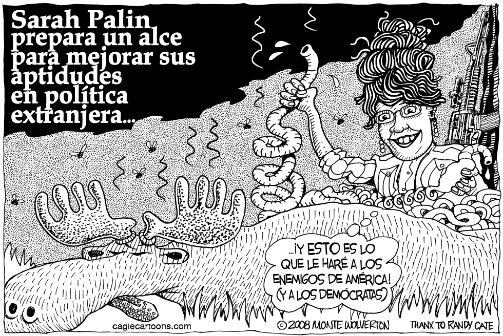 Palin se prepara para la politica extranjera