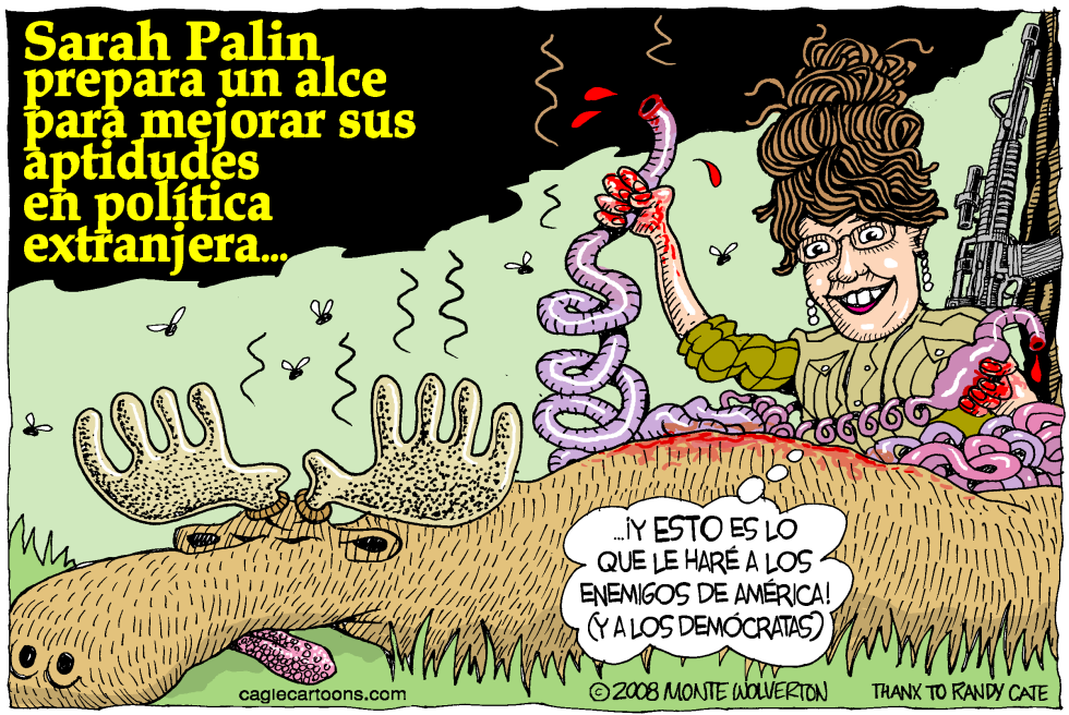 Palin se prepara para la politica extranjera / COLOR