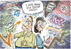 TOSSUP STATES by Joe Heller