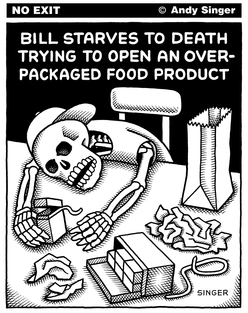 Overpackaged Food Kills