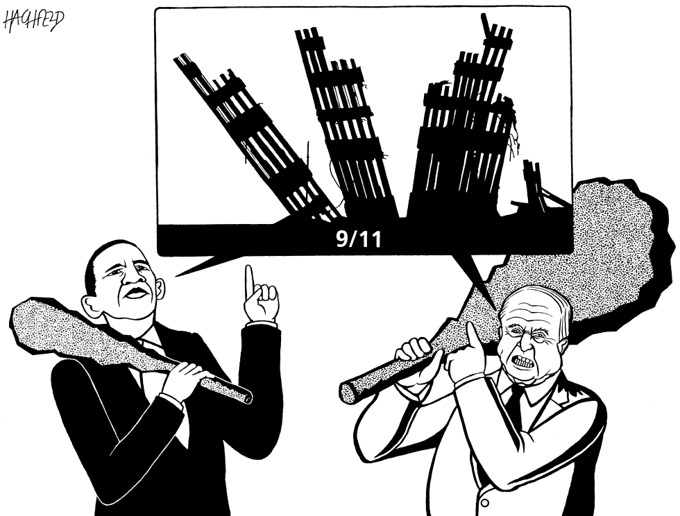  OBAMA, MCCAIN, 9/11 by Rainer Hachfeld