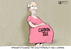CANADA PREGNANT DION  by Cam Cardow