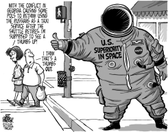 THE HITCHHIKERS GUIDE TO SUB ORBIT by Jeff Parker