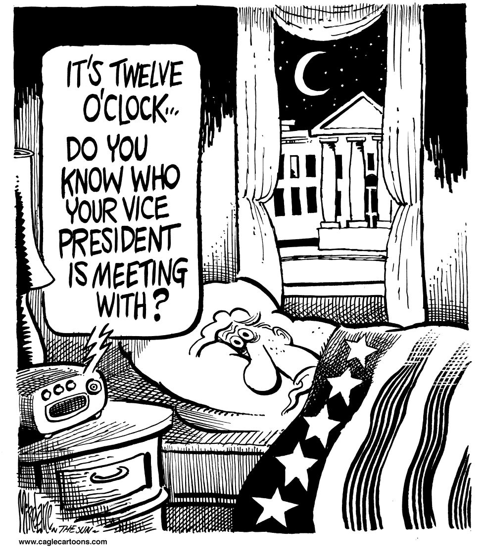  WHO IS MEETING WITH CHENEY by Mike Lane