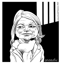 MARTHA STEWART B&W by Arcadio Esquivel