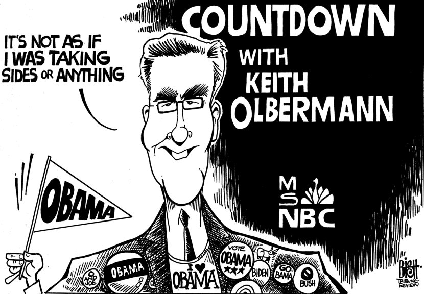 MSNBC Olbermann, b/w