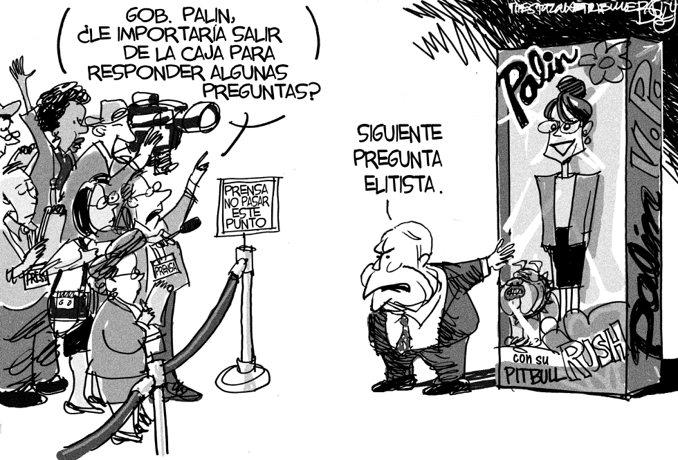  PALIN EMPACADA by Pat Bagley