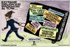 SARAHS RELIGIOUS BAGGAGE  by Monte Wolverton