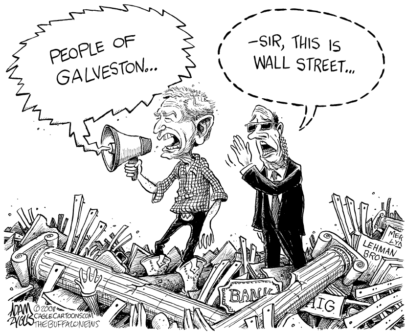 Bush Tours Devastation