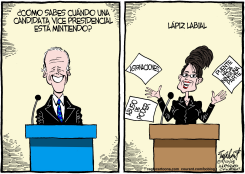 SARAH PALIN /  by Bob Englehart