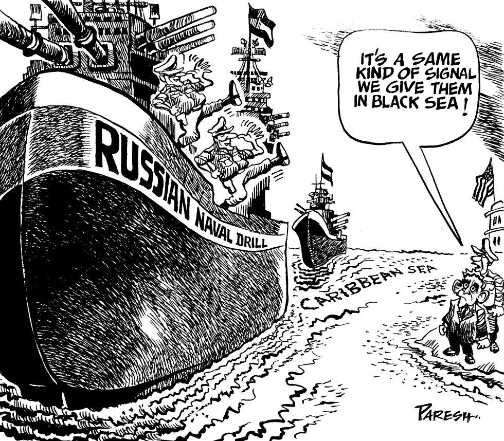 Russian naval drill