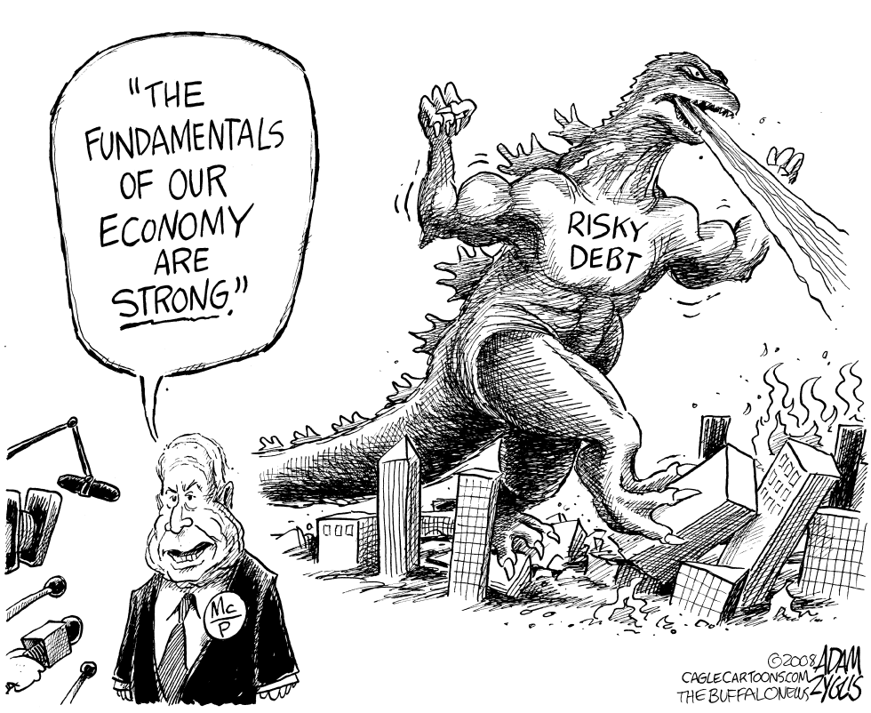  RISKY DEBT by Adam Zyglis