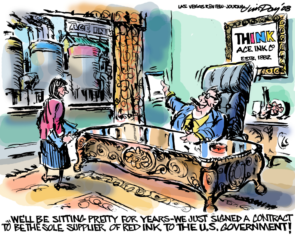 Pumping out the red ink