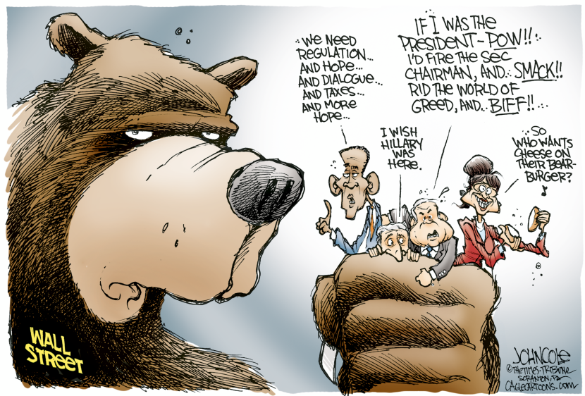 In the grip of financial disaster COLOR