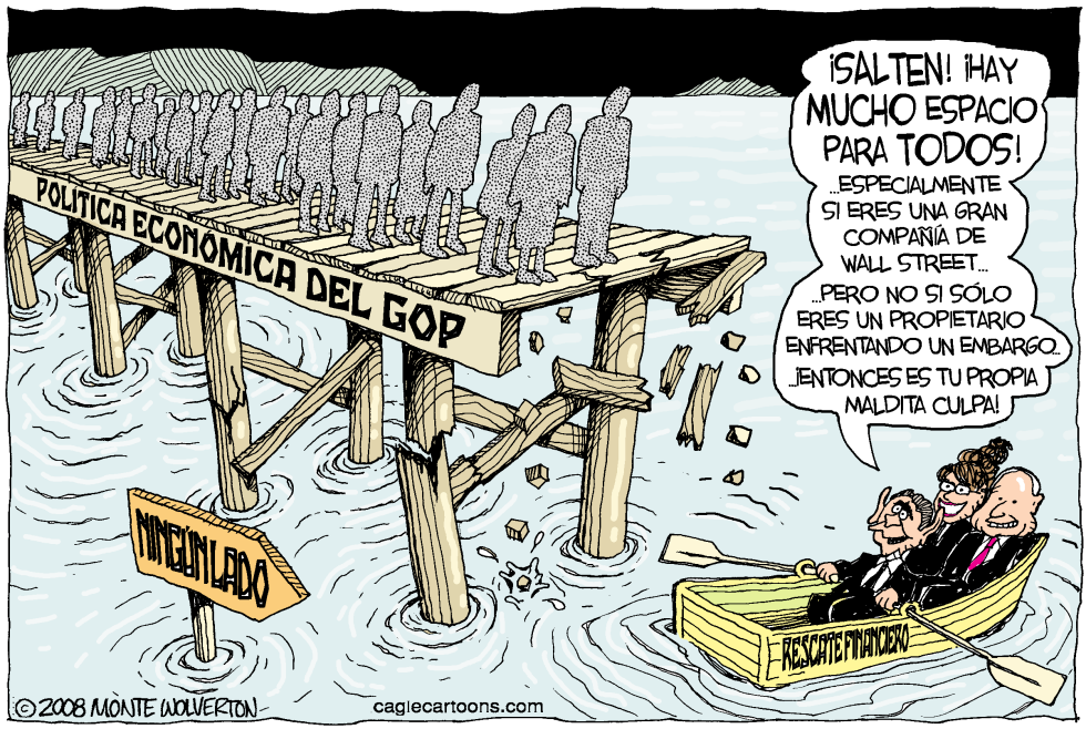 El Puente de Bush y el Rescate Financiero / COLOR