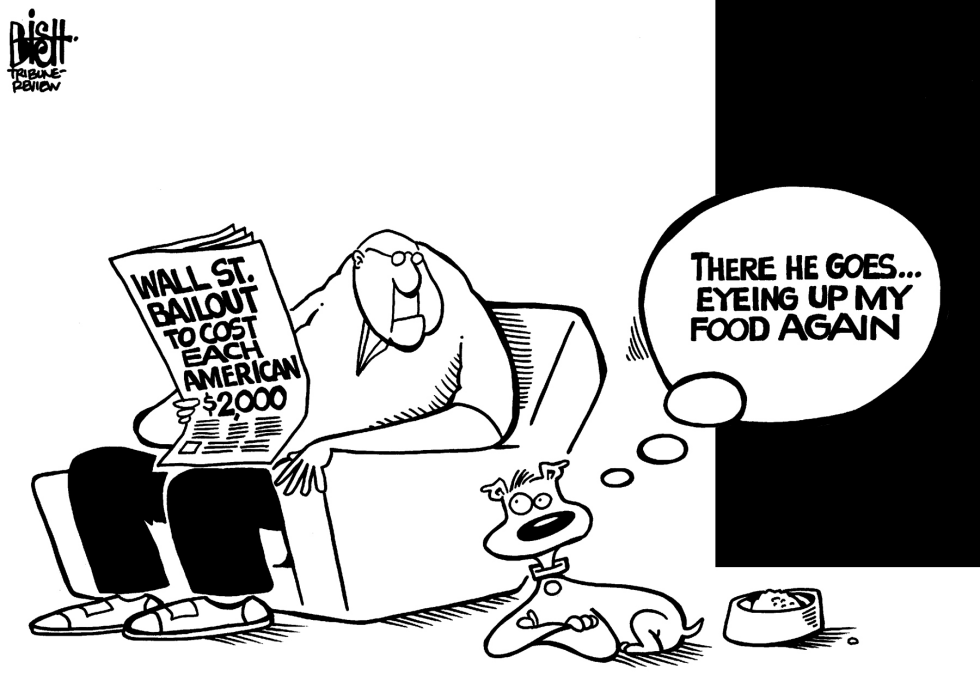 Bailout cost, b/w