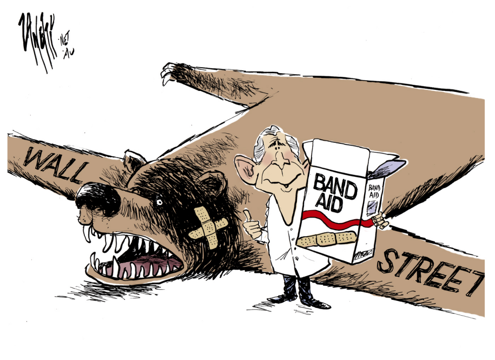Wall Street and Bush COLOR