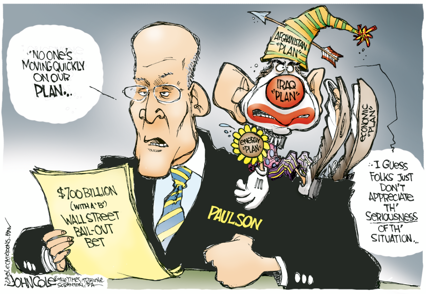 Bail-out plan gets cool reception COLOR