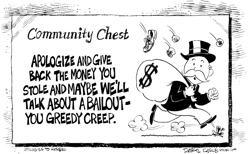 Wall Street Bailout Monopoly