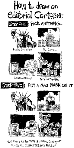 HOW DRAW TALL by Daryl Cagle