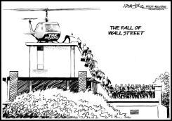 FALL OF WALL STREET B/W by J.D. Crowe