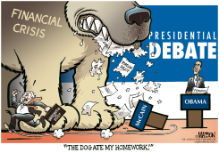 PRESIDENTIAL DEBATE CRISIS by R.J. Matson
