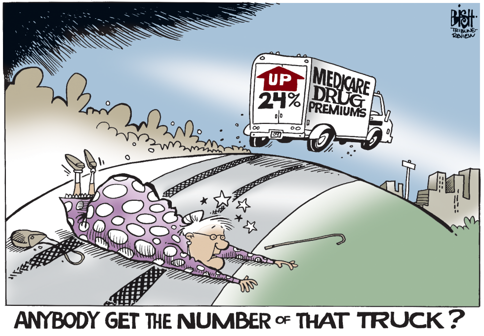 Medicare hike, COLOR