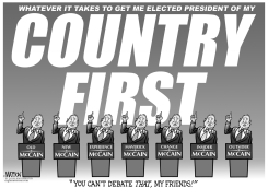 DEBATING MCCAINS by R.J. Matson