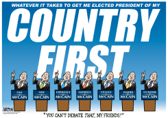 DEBATING MCCAINS by R.J. Matson