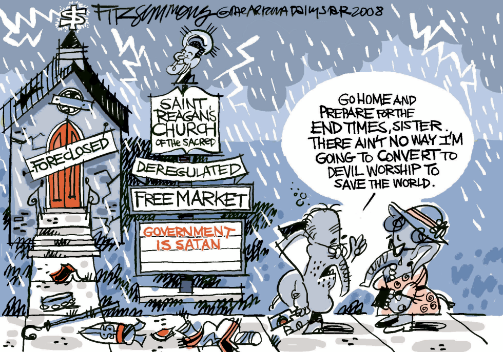  FORECLOSED CHURCH  by David Fitzsimmons