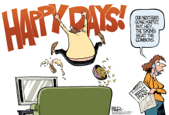 LOCAL DC - HAPPY DAYS FOR REDSKINS  by Nate Beeler