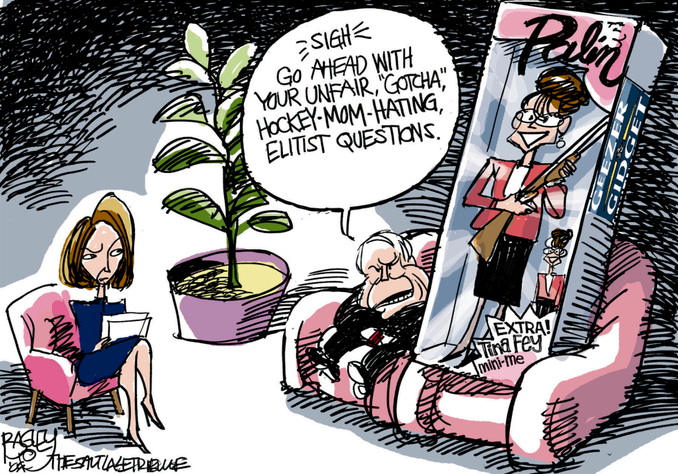  PALIN COURIC  by Pat Bagley