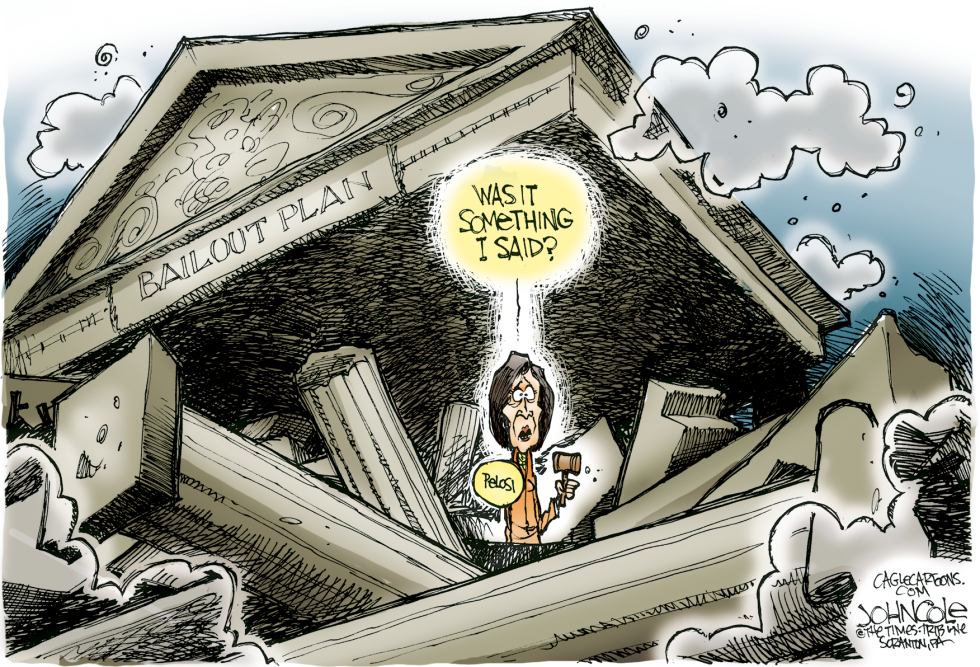Pelosi brings down the House COLOR