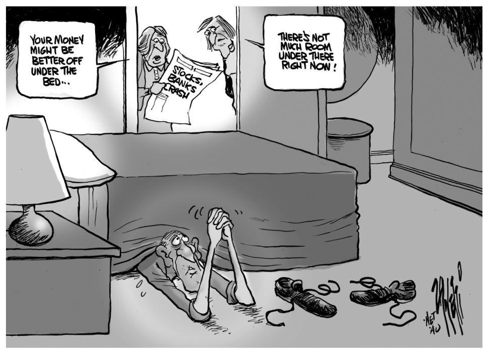 Money Under The Bed bw