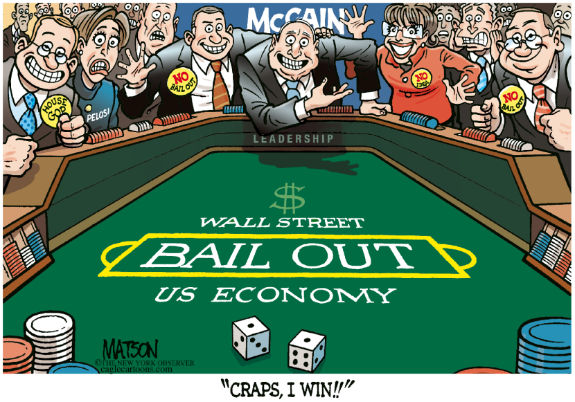 McCain's Bail Out Gamble-COLOR