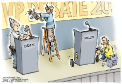 BIDEN VS PALIN  by John Cole