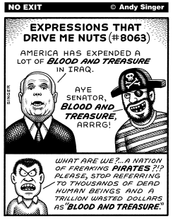 BLOOD AND TREASURE by Andy Singer