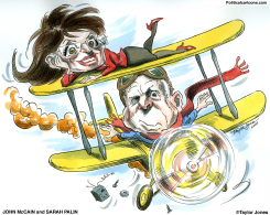 MCCAIN/PALIN CAMPAIGN PLANE  by Taylor Jones