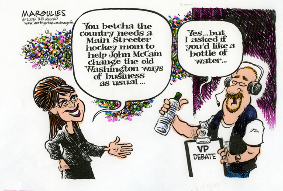 Palin debate performance color