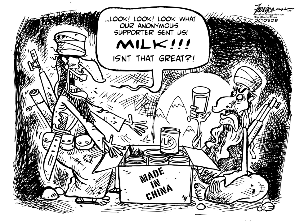  MILK FOR BIN LADEN by Manny Francisco